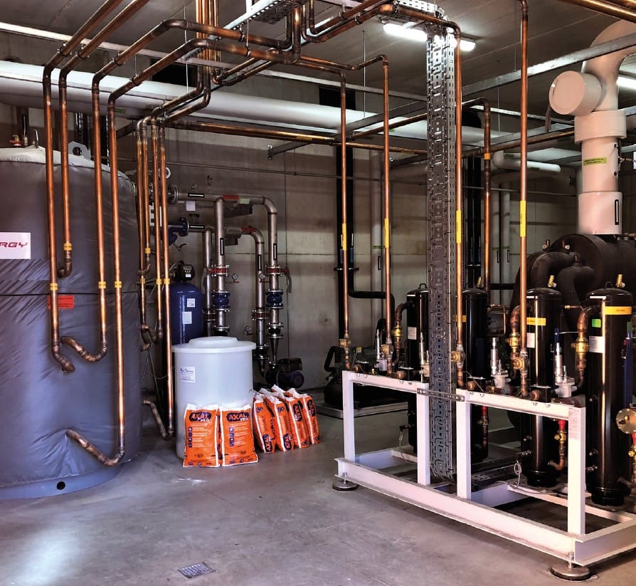 Installation de récupération de chaleur — Industrie agroalimentaire — eau glacée